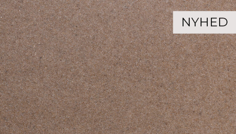 Nærbillede af Marmorlines Granitex farve Walnut Sparkle